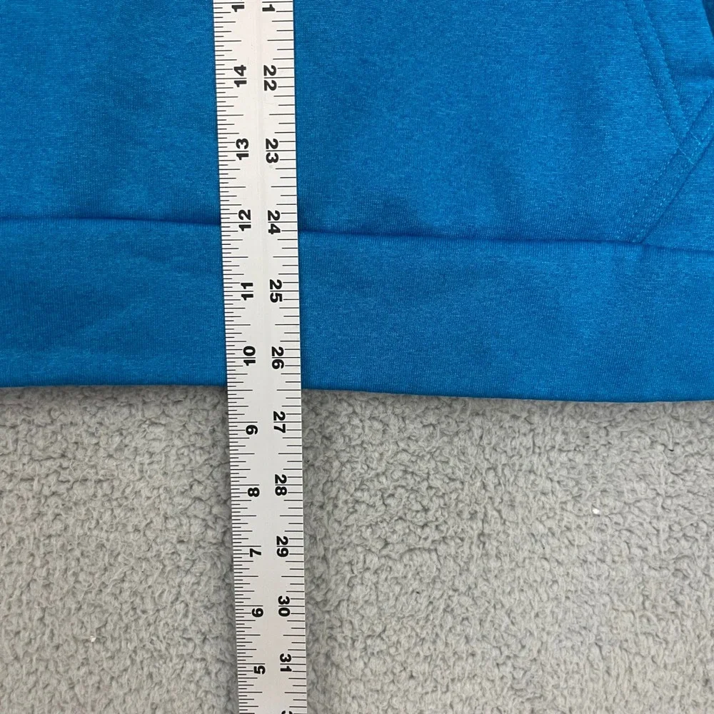 The North Face Half Dome Pullover Hoodie Mens Medium Blue Logo Pullover‎ Fleece